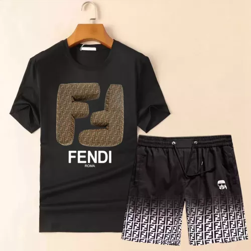 Fendi Tracksuits Short Sleeved For Men #1335115