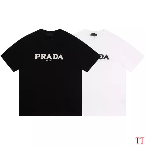 Cheap Prada T-Shirts Short Sleeved For Unisex #1335387 Replica Wholesale [$39.00 USD] [ITEM#1335387] on Replica Prada T-Shirts