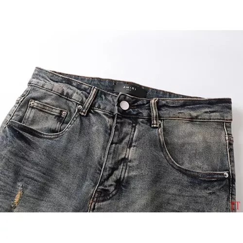 Cheap Amiri Jeans For Men #1335401 Replica Wholesale [$64.00 USD] [ITEM#1335401] on Replica Amiri Jeans