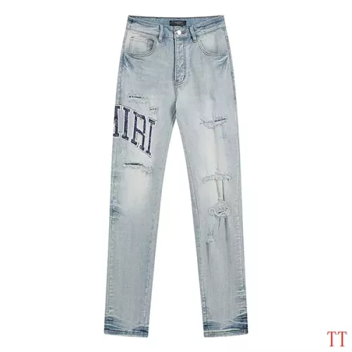 Cheap Amiri Jeans For Men #1335404 Replica Wholesale [$64.00 USD] [ITEM#1335404] on Replica Amiri Jeans