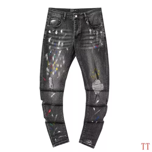 Cheap Amiri Jeans For Men #1335410 Replica Wholesale [$64.00 USD] [ITEM#1335410] on Replica Amiri Jeans