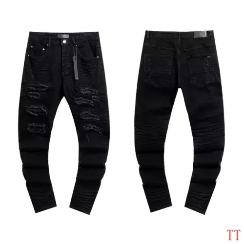 Cheap Amiri Jeans For Men #1335413 Replica Wholesale [$64.00 USD] [ITEM#1335413] on Replica Amiri Jeans