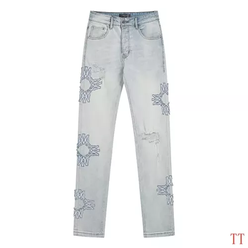 Cheap Amiri Jeans For Men #1335416 Replica Wholesale [$64.00 USD] [ITEM#1335416] on Replica Amiri Jeans
