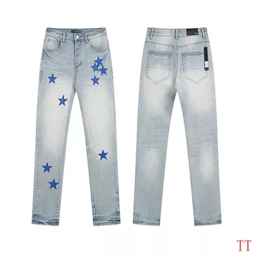 Cheap Amiri Jeans For Men #1335417 Replica Wholesale [$64.00 USD] [ITEM#1335417] on Replica Amiri Jeans
