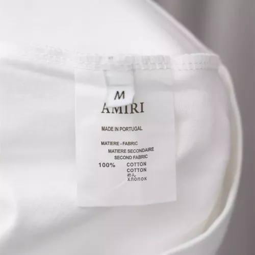 Cheap Amiri T-Shirts Short Sleeved For Men #1335420 Replica Wholesale [$36.00 USD] [ITEM#1335420] on Replica Amiri T-Shirts