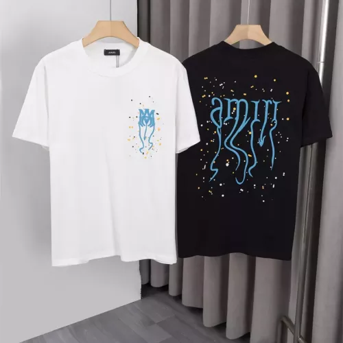 Cheap Amiri T-Shirts Short Sleeved For Men #1335421 Replica Wholesale [$36.00 USD] [ITEM#1335421] on Replica Amiri T-Shirts