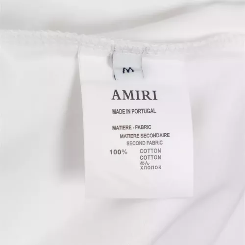 Cheap Amiri T-Shirts Short Sleeved For Men #1335422 Replica Wholesale [$36.00 USD] [ITEM#1335422] on Replica Amiri T-Shirts