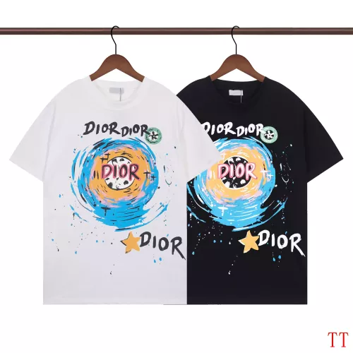 Cheap Christian Dior T-Shirts Short Sleeved For Unisex #1335434 Replica Wholesale [$32.00 USD] [ITEM#1335434] on Replica Christian Dior T-Shirts
