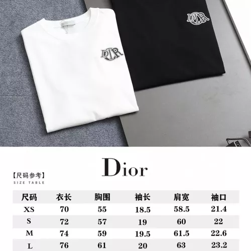 Cheap Christian Dior T-Shirts Short Sleeved For Unisex #1335439 Replica Wholesale [$39.00 USD] [ITEM#1335439] on Replica Christian Dior T-Shirts