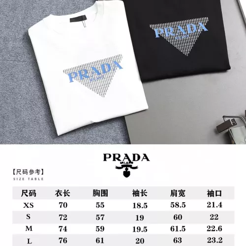 Cheap Prada T-Shirts Short Sleeved For Unisex #1335444 Replica Wholesale [$39.00 USD] [ITEM#1335444] on Replica Prada T-Shirts