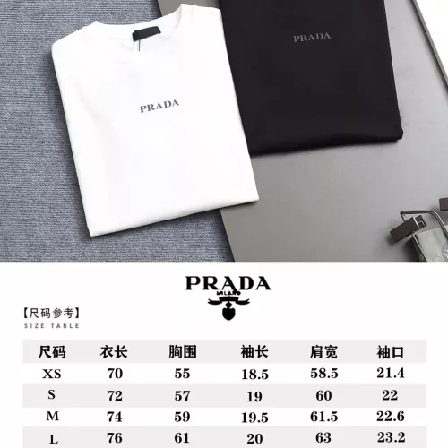 Cheap Prada T-Shirts Short Sleeved For Unisex #1335445 Replica Wholesale [$39.00 USD] [ITEM#1335445] on Replica Prada T-Shirts