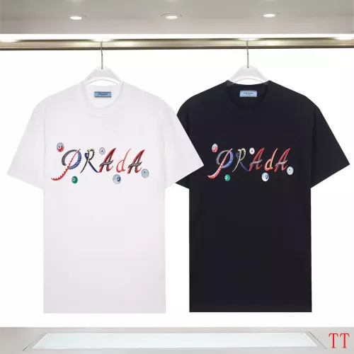 Cheap Prada T-Shirts Short Sleeved For Unisex #1335449 Replica Wholesale [$29.00 USD] [ITEM#1335449] on Replica Prada T-Shirts