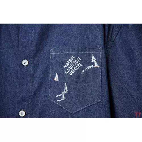 Cheap Louis Vuitton LV Shirts Short Sleeved For Unisex #1335541 Replica Wholesale [$72.00 USD] [ITEM#1335541] on Replica Louis Vuitton LV Shirts
