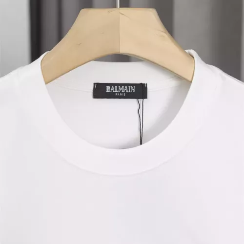 Cheap Balmain T-Shirts Short Sleeved For Men #1335681 Replica Wholesale [$36.00 USD] [ITEM#1335681] on Replica Balmain T-Shirts