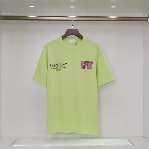 Cheap Off-White T-Shirts Short Sleeved For Unisex #1335725 Replica Wholesale [$32.00 USD] [ITEM#1335725] on Replica Off-White T-Shirts