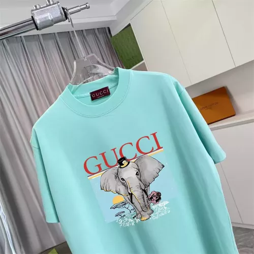 Cheap Gucci T-Shirts Short Sleeved For Unisex #1335779 Replica Wholesale [$42.00 USD] [ITEM#1335779] on Replica Gucci T-Shirts