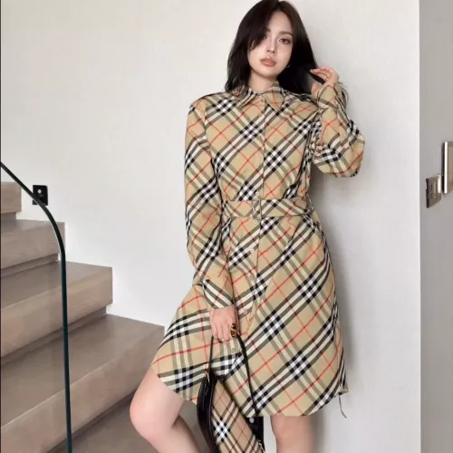 Cheap Burberry Dresses Long Sleeved For Women #1335830 Replica Wholesale [$85.00 USD] [ITEM#1335830] on Replica Burberry Dresses
