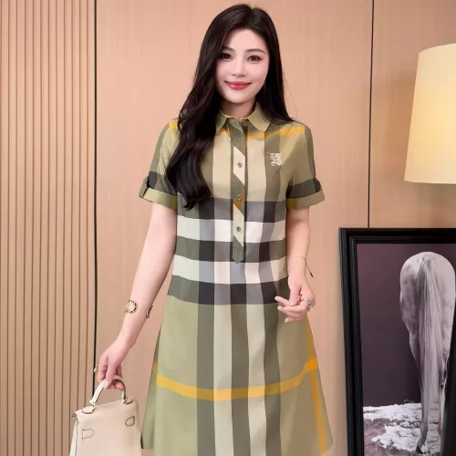 Cheap Burberry Dresses Short Sleeved For Women #1335839 Replica Wholesale [$85.00 USD] [ITEM#1335839] on Replica Burberry Dresses