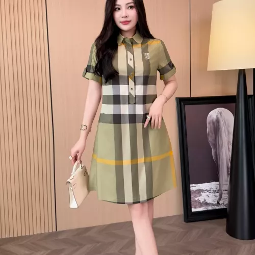 Cheap Burberry Dresses Short Sleeved For Women #1335839 Replica Wholesale [$85.00 USD] [ITEM#1335839] on Replica Burberry Dresses