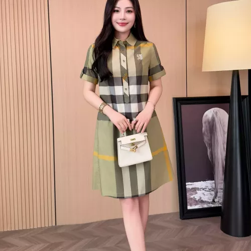 Cheap Burberry Dresses Short Sleeved For Women #1335839 Replica Wholesale [$85.00 USD] [ITEM#1335839] on Replica Burberry Dresses