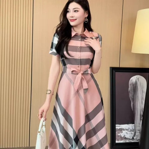 Cheap Burberry Dresses Short Sleeved For Women #1335841 Replica Wholesale [$85.00 USD] [ITEM#1335841] on Replica Burberry Dresses