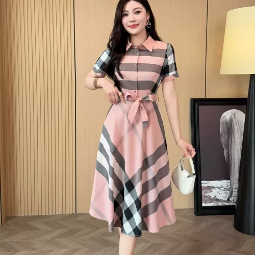 Cheap Burberry Dresses Short Sleeved For Women #1335841 Replica Wholesale [$85.00 USD] [ITEM#1335841] on Replica Burberry Dresses