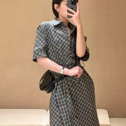 Cheap Burberry Dresses Short Sleeved For Women #1335865 Replica Wholesale [$85.00 USD] [ITEM#1335865] on Replica Burberry Dresses