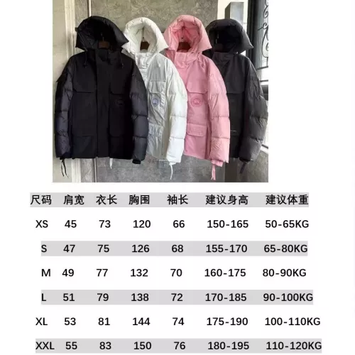 Cheap Canada Goose Down Feather Coat Long Sleeved For Men #1335895 Replica Wholesale [$225.00 USD] [ITEM#1335895] on Replica Canada Goose Down Feather Coat