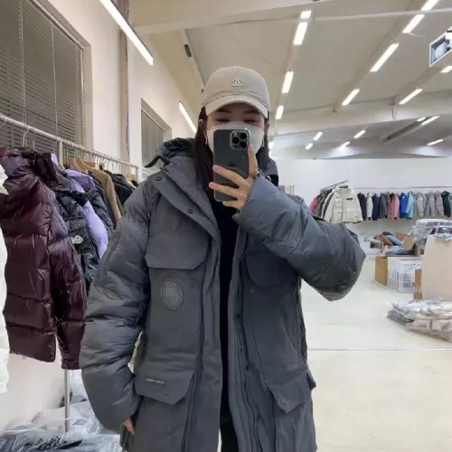 Cheap Canada Goose Down Feather Coat Long Sleeved For Men #1335896 Replica Wholesale [$225.00 USD] [ITEM#1335896] on Replica Canada Goose Down Feather Coat