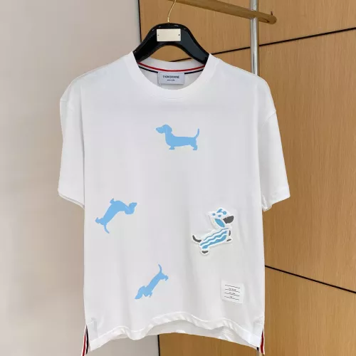 Cheap Thom Browne TB T-Shirts Short Sleeved For Men #1335914 Replica Wholesale [$85.00 USD] [ITEM#1335914] on Replica Thom Browne TB T-Shirts