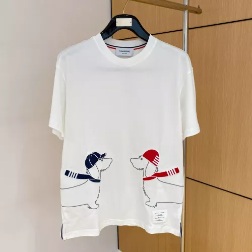 Cheap Thom Browne TB T-Shirts Short Sleeved For Men #1335923 Replica Wholesale [$85.00 USD] [ITEM#1335923] on Replica Thom Browne TB T-Shirts