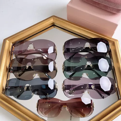 Cheap MIU MIU AAA Quality Sunglasses #1336037 Replica Wholesale [$60.00 USD] [ITEM#1336037] on Replica MIU MIU AAA Sunglasses