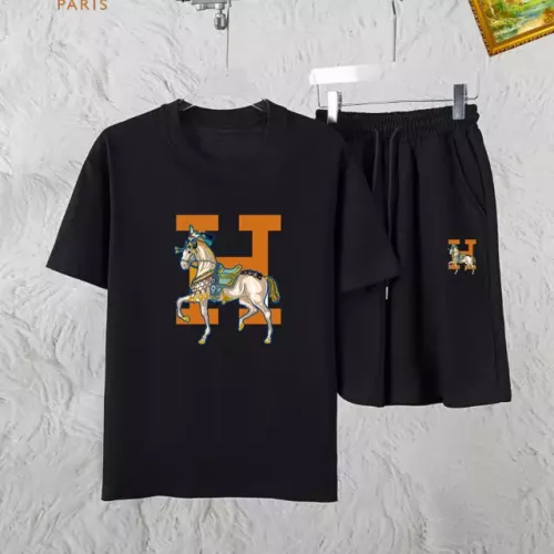 Hermes Tracksuits Short Sleeved For Men #1336077