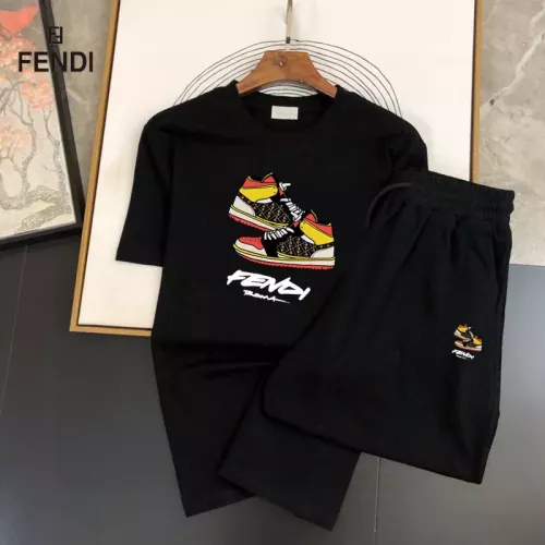 Fendi Tracksuits Short Sleeved For Men #1336127