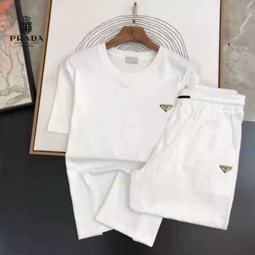 Prada Tracksuits Short Sleeved For Men #1336148