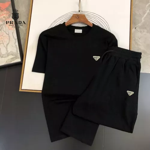 Prada Tracksuits Short Sleeved For Men #1336149