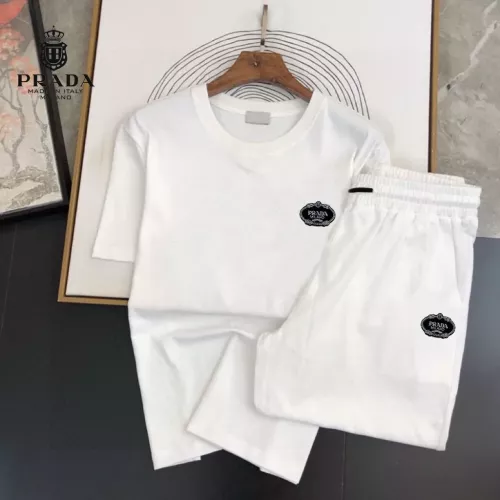 Prada Tracksuits Short Sleeved For Men #1336165