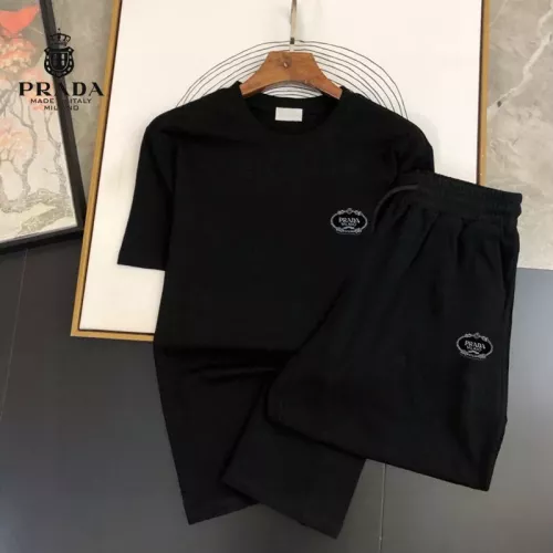 Prada Tracksuits Short Sleeved For Men #1336166