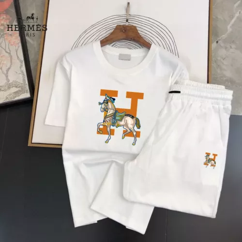 Hermes Tracksuits Short Sleeved For Men #1336178