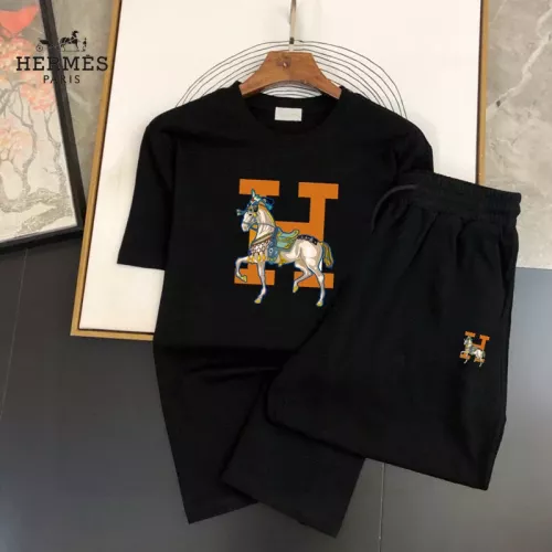 Hermes Tracksuits Short Sleeved For Men #1336179