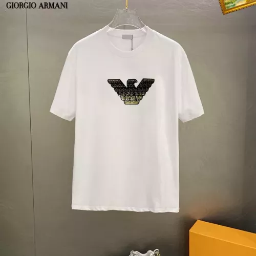 Armani T-Shirts Short Sleeved For Unisex #1336218