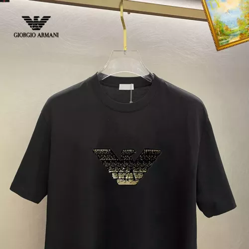 Cheap Armani T-Shirts Short Sleeved For Unisex #1336219 Replica Wholesale [$25.00 USD] [ITEM#1336219] on Replica Armani T-Shirts