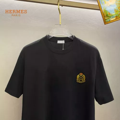 Cheap Hermes T-Shirts Short Sleeved For Unisex #1336221 Replica Wholesale [$25.00 USD] [ITEM#1336221] on Replica Hermes T-Shirts