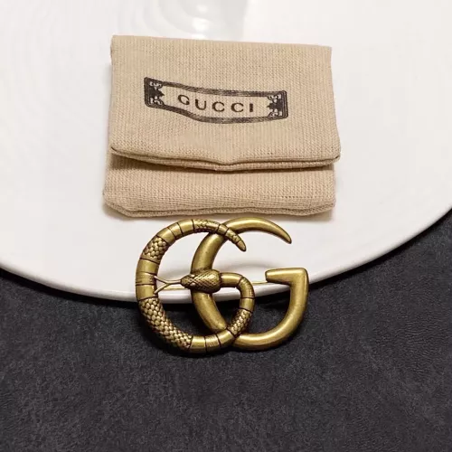 Cheap Gucci Brooches For Women #1336608 Replica Wholesale [$29.00 USD] [ITEM#1336608] on Replica Gucci Brooches