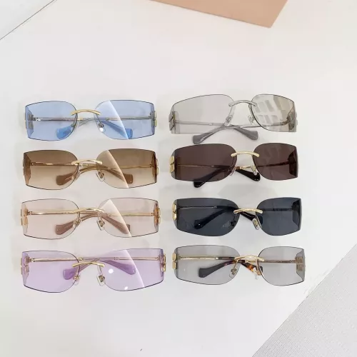 Cheap MIU MIU AAA Quality Sunglasses #1336891 Replica Wholesale [$72.00 USD] [ITEM#1336891] on Replica MIU MIU AAA Sunglasses