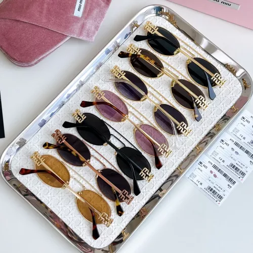 Cheap MIU MIU AAA Quality Sunglasses #1336899 Replica Wholesale [$60.00 USD] [ITEM#1336899] on Replica MIU MIU AAA Sunglasses