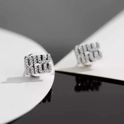 Cheap MIU MIU Earrings For Women #1336972 Replica Wholesale [$27.00 USD] [ITEM#1336972] on Replica MIU MIU Earrings
