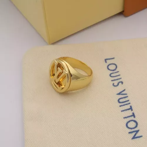 Cheap Louis Vuitton LV Rings In Gold #1337069 Replica Wholesale [$25.00 USD] [ITEM#1337069] on Replica Louis Vuitton LV Rings