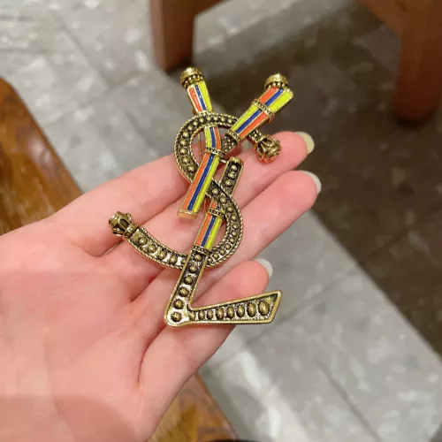 Cheap Yves Saint Laurent Brooches For Women #1337161 Replica Wholesale [$29.00 USD] [ITEM#1337161] on Replica Yves Saint Laurent Brooches