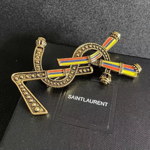 Cheap Yves Saint Laurent Brooches For Women #1337161 Replica Wholesale [$29.00 USD] [ITEM#1337161] on Replica Yves Saint Laurent Brooches